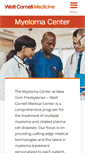 Mobile Screenshot of myelomacenter.org